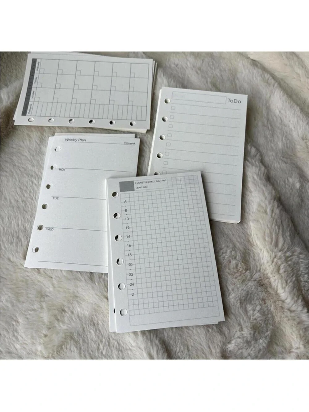 🆕 LV Planner Calendar Inserts Grid Monthly To Do Daily Note Personal Travel Work